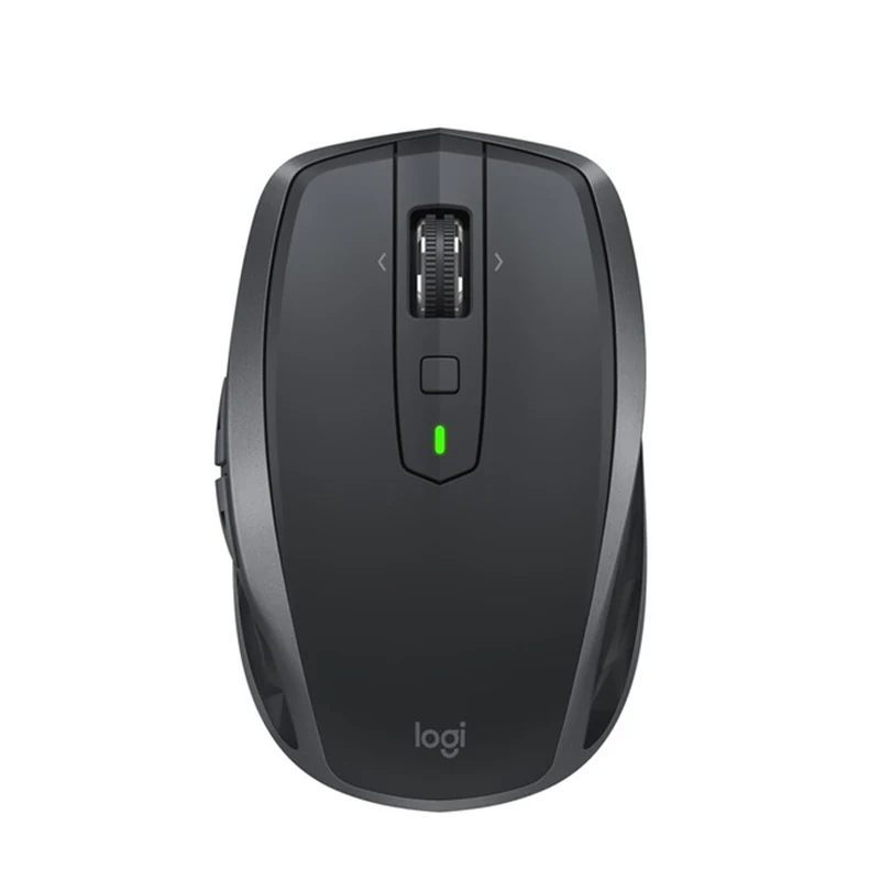 

Logitech MX Anywhere 2S, mano derecha, RF inalambrica + Bluetooth, 4000 DPI, 106 g, Negro, Gris