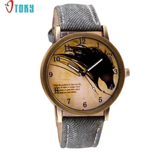OTOKY Willby Vintage Brief Painting Horse Watch Quartz Wrist Watches 161213 Drop Shipping