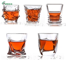 Волнистый стиль виски стекло es Хрустальная стеклянная чашка бессвинцовые Хрустальные чашки пивное стекло винный Кубок Бар для свадьбы стеклянная посуда для напитков подарок