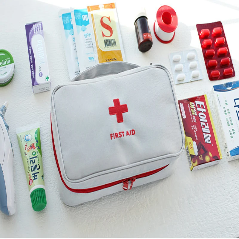 

Portable Medium Empty Household Multi-Layer First Aid Kit Pouch Outdoor Car Bag First Aid Bag Survival Medine Travel Rescue Bag