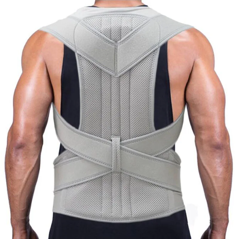  Male Female Adjustable Posture Corrector Corset Back Brace Back Belt Lumbar Support Straight Correc