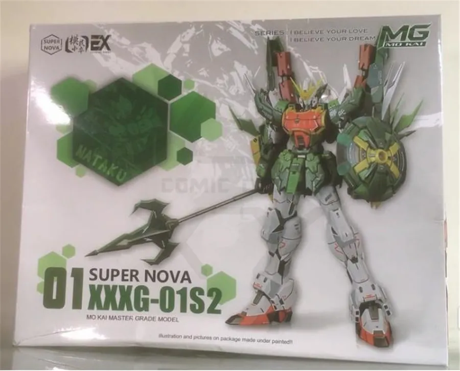 COMIC CLUB inlock Super Nova XXXG-01S2 Altron Модель для сборки Гандам зеленый цвет MG 1/100 фигурка в сборе игрушка