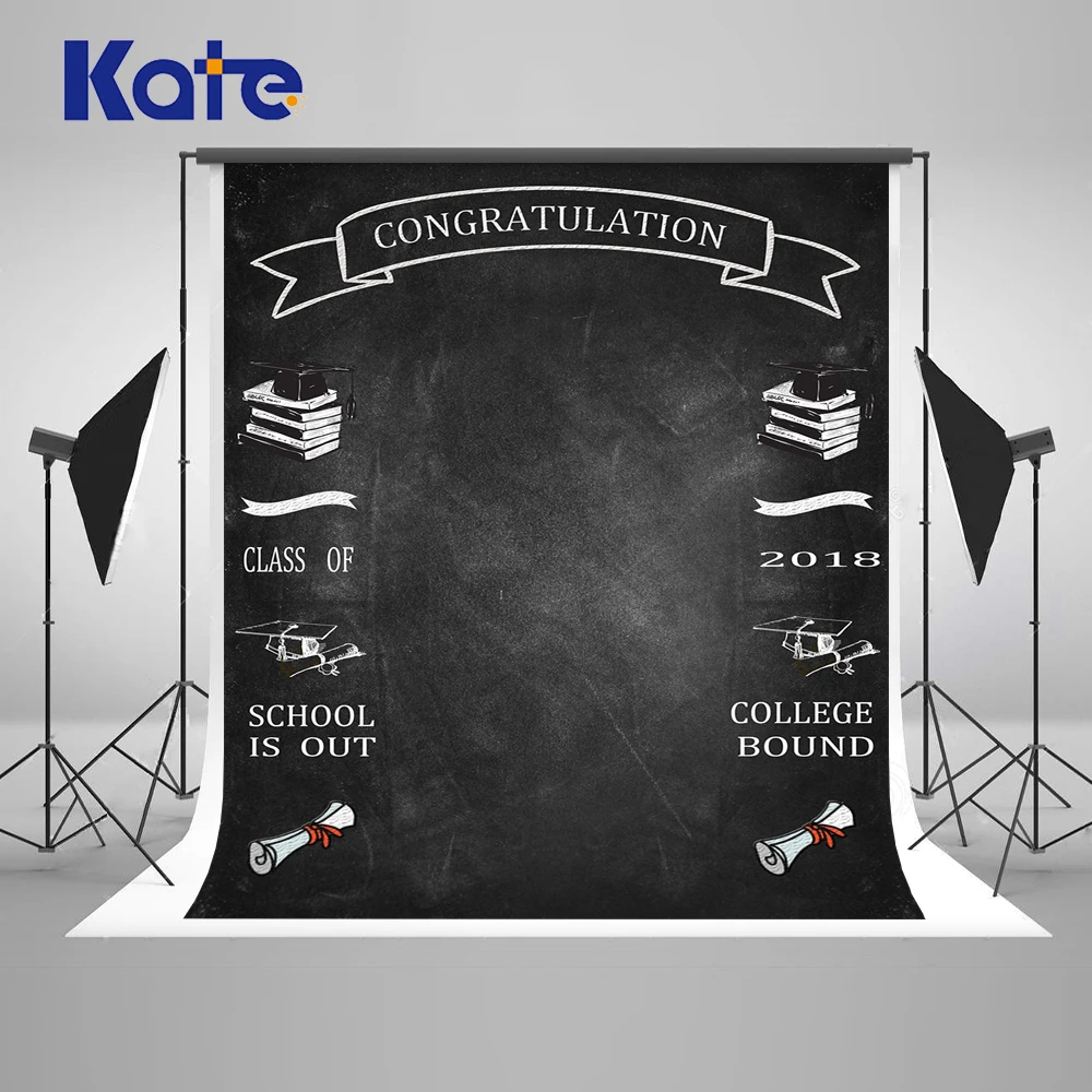 

Kate Back To School Chalkboard Photography Backgrounds Studio Photo Backdrops Blackboard Photoshoot Background2018 New Arrival