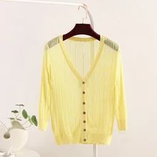 Ladies Autumn Winter Casual Cardigan Sweaters New Design Women Crocheted Knitted Free Size Outwear Bottoming Shirt