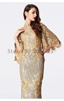 

Hot French Nigerian sequins net lace,African tulle mesh lace fabric high quality for party wedding dress 5yards/lot