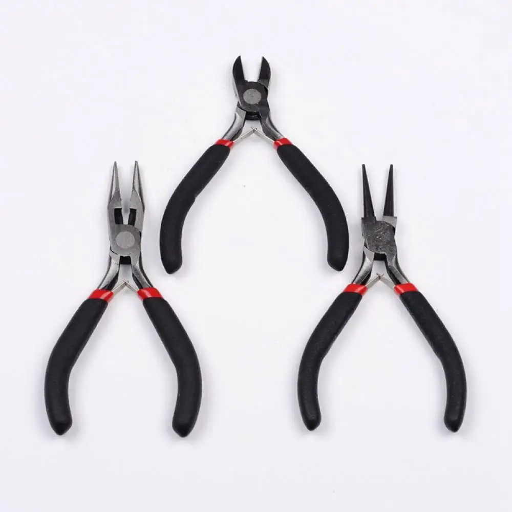 3pcs/set DIY Jewelry Tool Sets, Polishing Side Cutting