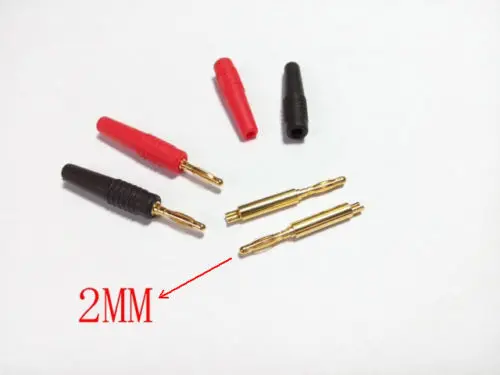 20 шт. Медный позолоченный 2 мм паяльный разъем типа банан|connector 2mm|connector plugconnectors gold |