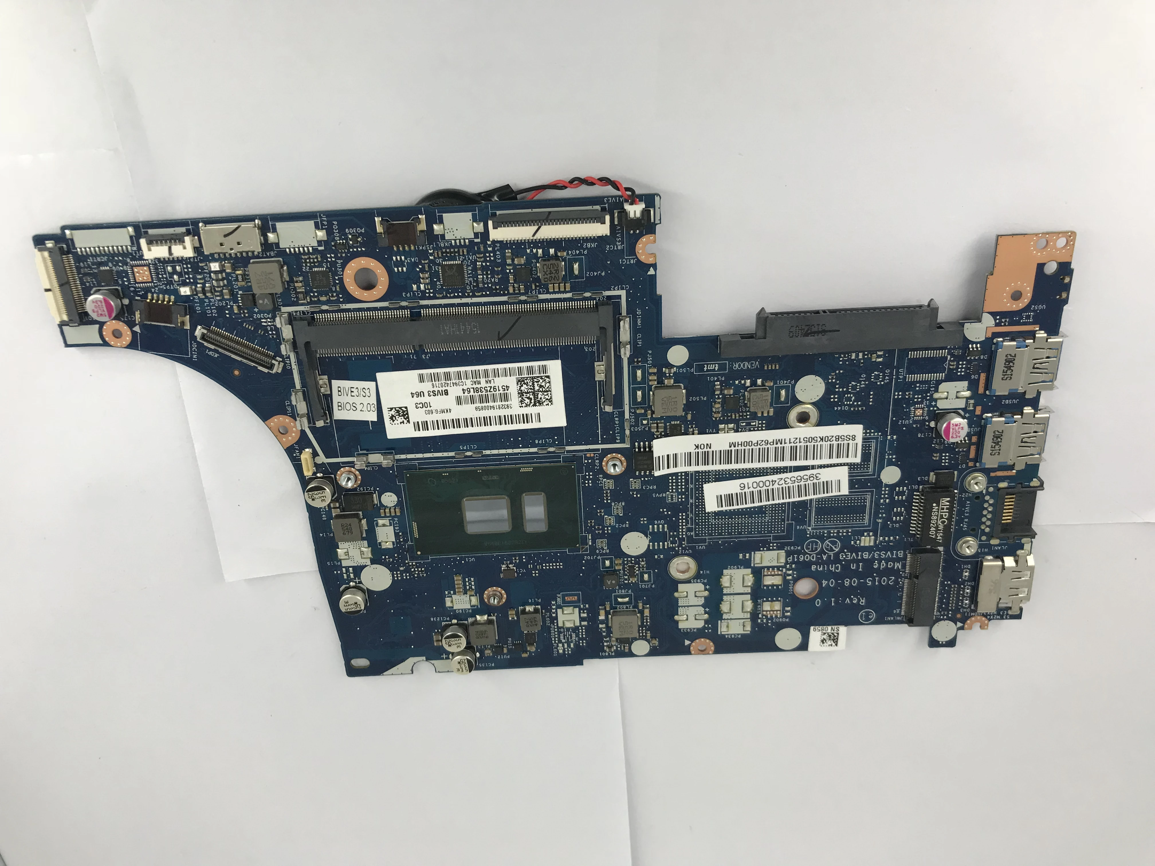  Laptop Computer motherboard Logic circuit board E31-80 motherboard LA-D061P I7-6500U G50-80 Z50-80