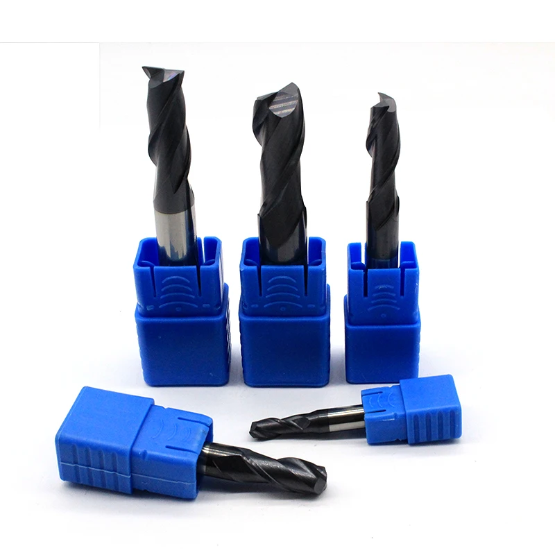 

1PCS 5PCS HRC50 2T 1mm 2mm 3mm 4mm 5mm 6mm Endmills Top Milling Cutter Cnc Maching 2 Blade