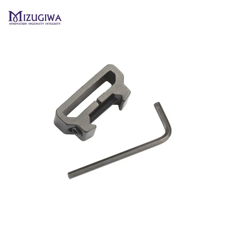 Tactical Sling Attachment Adapter 20mm Weaver Picatinny Rail Mount for Scope Rifle Pistol