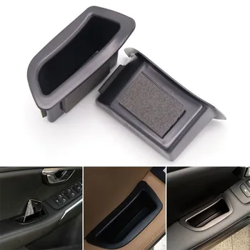 

For Volvo V40 Box Door Storage Holder Black 1 Pair 2pcs 2013-2018 Organizer Sale