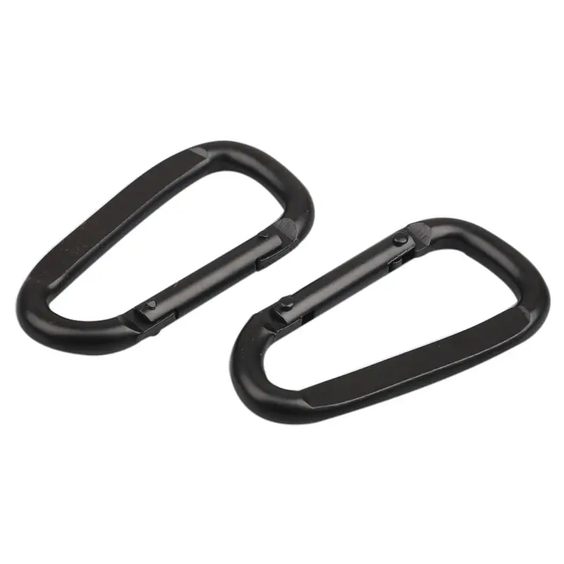 5pcs strong load-bearing d Carabiner Spring snap clip Hooks Belts Hook clasp XF