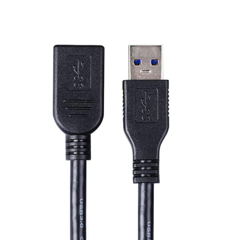 Usb3.0 تمديد كابلات ذكر إلى أنثى تمديد سلك السوبر سرعة 3.0 مزامنة بيانات usb الموسع كابل لأجهزة الكمبيوتر pc الماوس