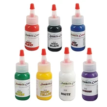 7 шт. набор чернил для тату 30 мл(1 унции) Перманентный макияж набор краски 7 цветов тату чернила