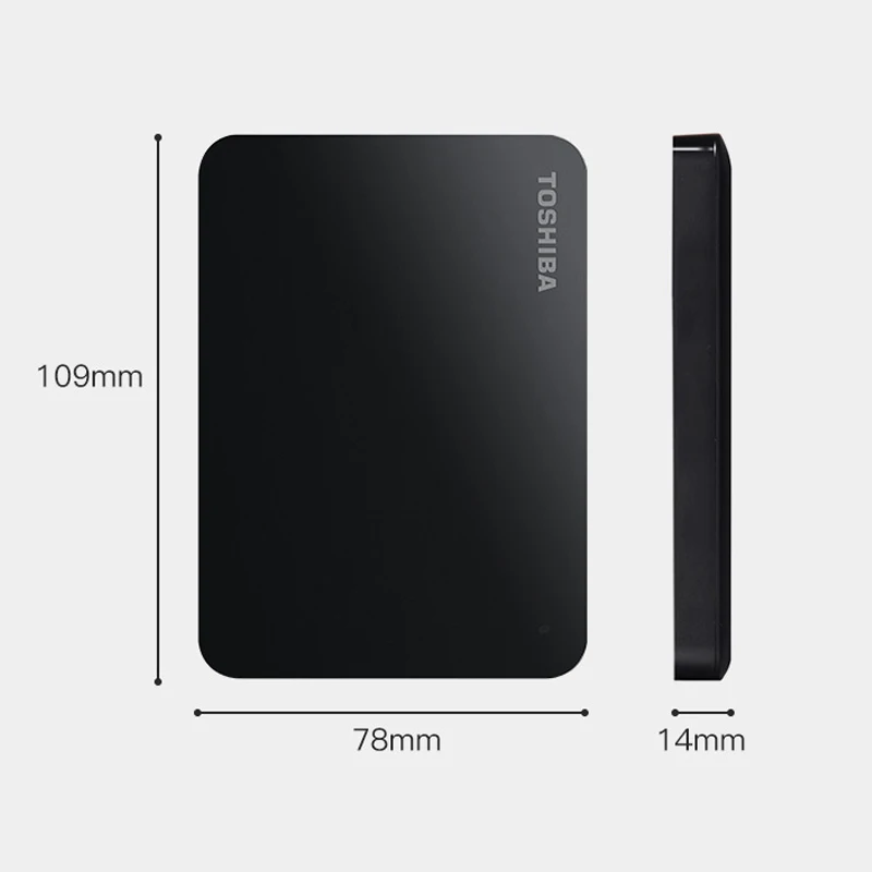 TOSHIBA Canvio Basics USB 3 0 2 5 &quotSATA3 ТБ 1 портативный внешний жесткий диск ABS Корпус HDD для