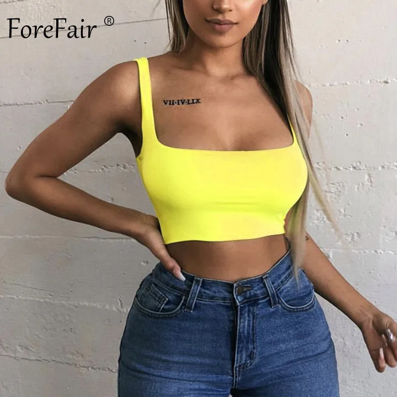 Женский Короткий Топ без бретелек Forefair Клубные вечерние повседневные пляжные