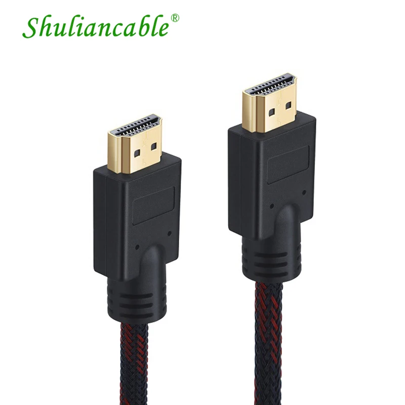 

Shuliancable High speed HDMI CABLE adapter 1080p 3D for Apple TV PS3 HD LCD laptop projector computer cable 1m~5m 10m 15m 20m 25