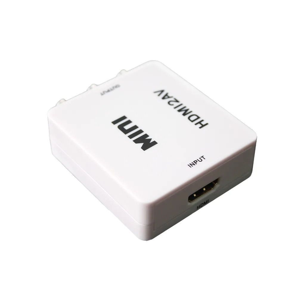 HDMI в AV CVBS композитный видео аудио конвертер адаптер 1080P Белый|Конвертеры и