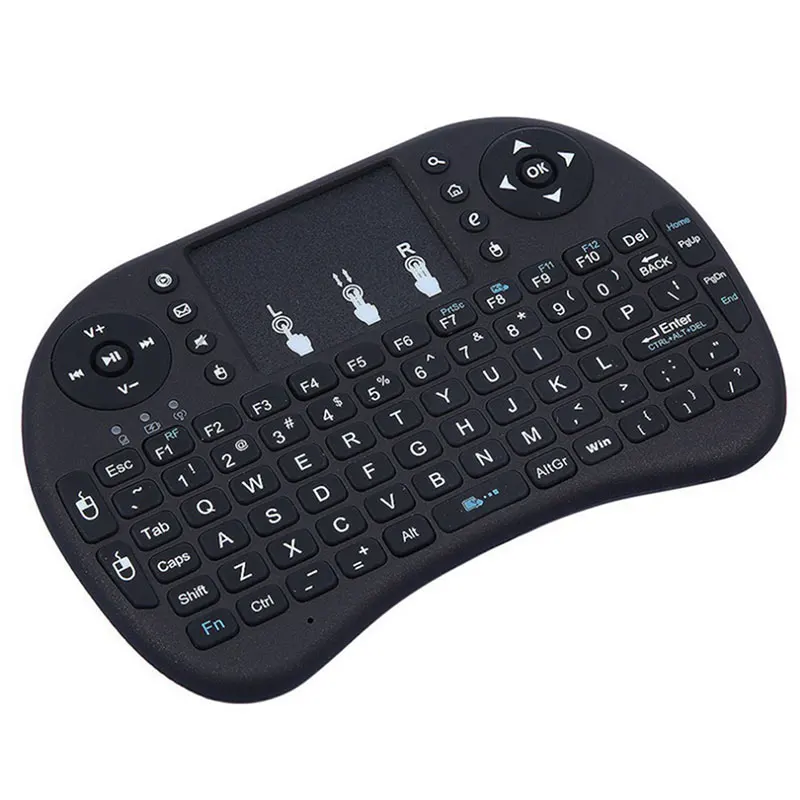 I8 английская версия i8 + 2 4 ГГц Беспроводная клавиатура Air Mouse Teclado Inalambrico ручной