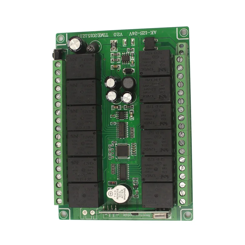 12CH 12V Remote Control Switch Relay Wireless Remote Switch 12 Channel Relay Module 12V 315MHz 433MHz Learn Code (8)