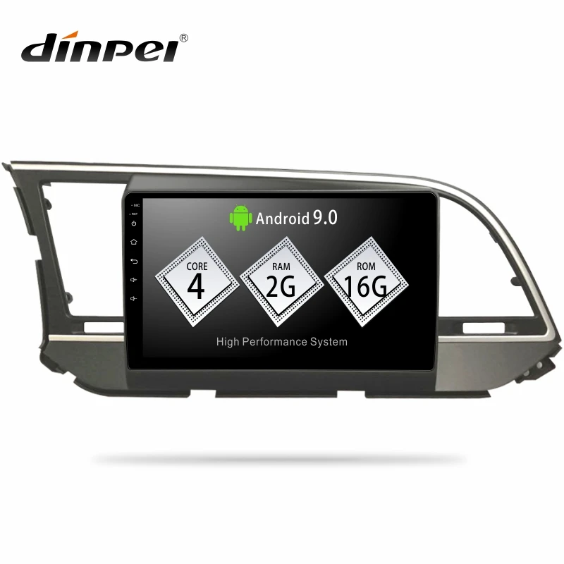 

Dinpei Android 9.0 Car Radio Multimedia Video Player Navigation GPS For Hyundai Elantra 6 2015 2016 2017 2018 MP5 WIFI Stereo