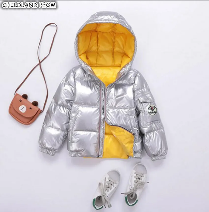 

Children Jacket For Boys Winter Duck Down Parka Hooded Girls Boys Jacket and Coat Thick Windoproof Kids Snowsuit Outerwear 2-16Y