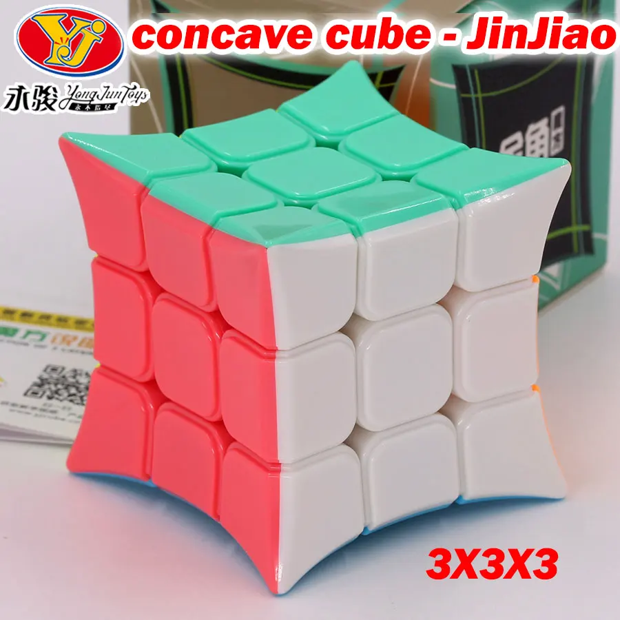 Головоломка, волшебный кубик Yongjun, вогнутый кубик JinJiao, 3x3x3x3*3, 333, 3 слоя, без наклеек, Профессиональная Детская развивающая логическая игра, игрушки