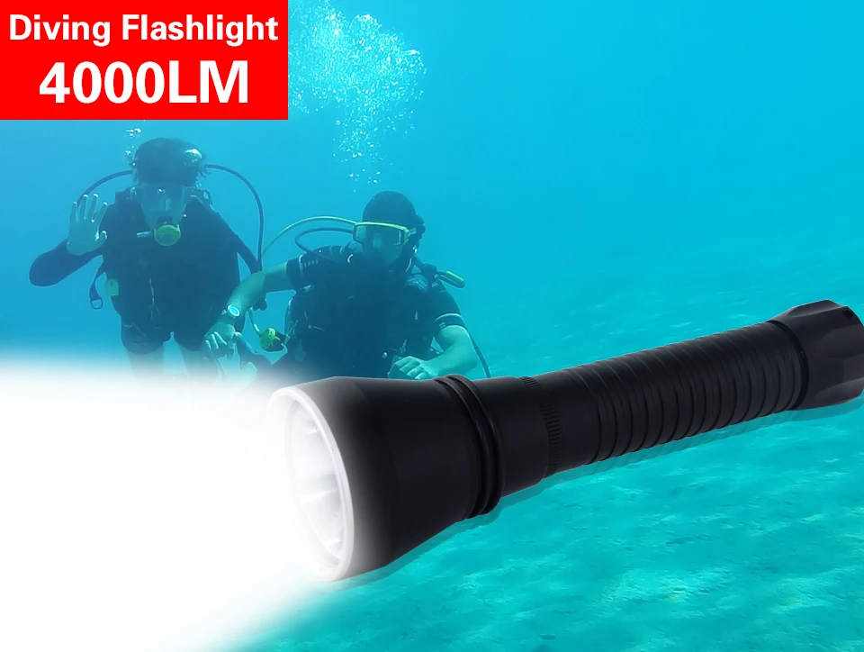 4000LM diving flashlight (1)