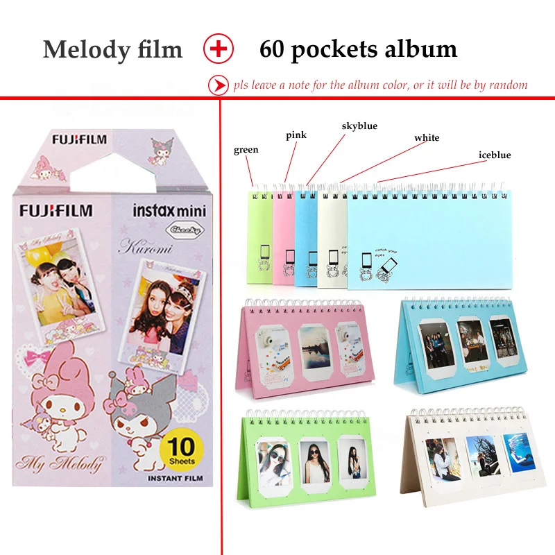 Fujifilm Instax Mini Film Melody 10 листов fr 9 8 + 7s 70 90 25 мгновенный Polariod камера смартфон принтер SP 2