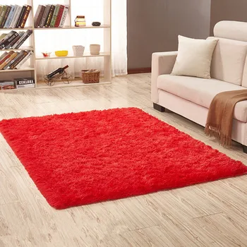 

Carpet home textile plain non-slip rug living room bedroom sofa European thickening plus soft silk mat bedside blanket 140x200cm