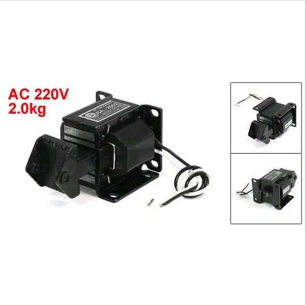 SA 2502 220 В катушка 15 мм ход 2 0 кг 20N 4.4LB сила AC магнитный соленоид