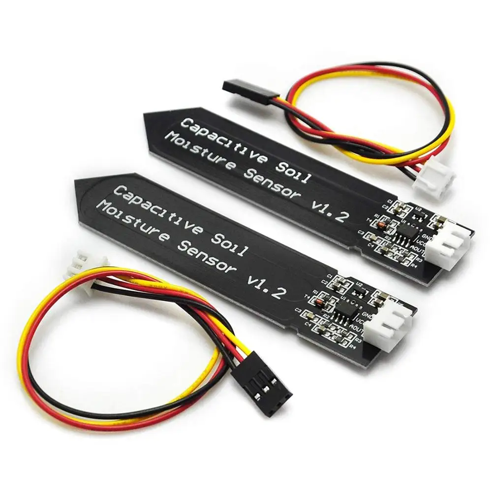 

Capacitive Soil Moisture Sensor Corrosion Resistant for Arduino Moisture Detection Garden Watering DIY