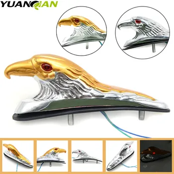 

Motorcycle Front Fender Eagle Head Ornament Statue For Honda Kawasaki ktm Motorbike Dirt Bike Universal Bonnet Emblem