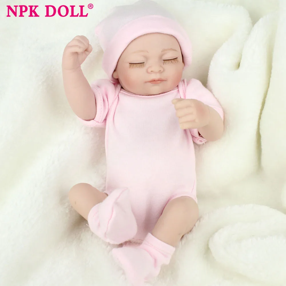 

NPKDOLL bebe reborn dolls with soft silicone girl body newborn baby dolls solid girl cheaper price toys for girl newborn doll