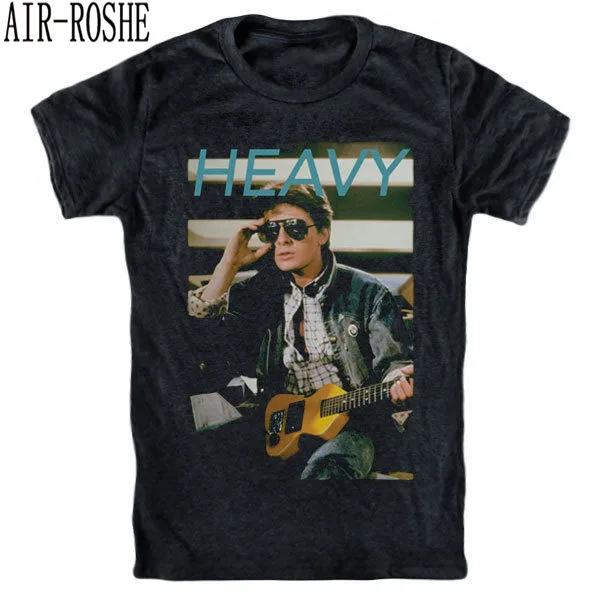 

BACK TO THE FUTURE T-shirt Marty McFly, vintage, 80's,Delorean,1985 discout hot new fashion T shirt top free shipping 2018