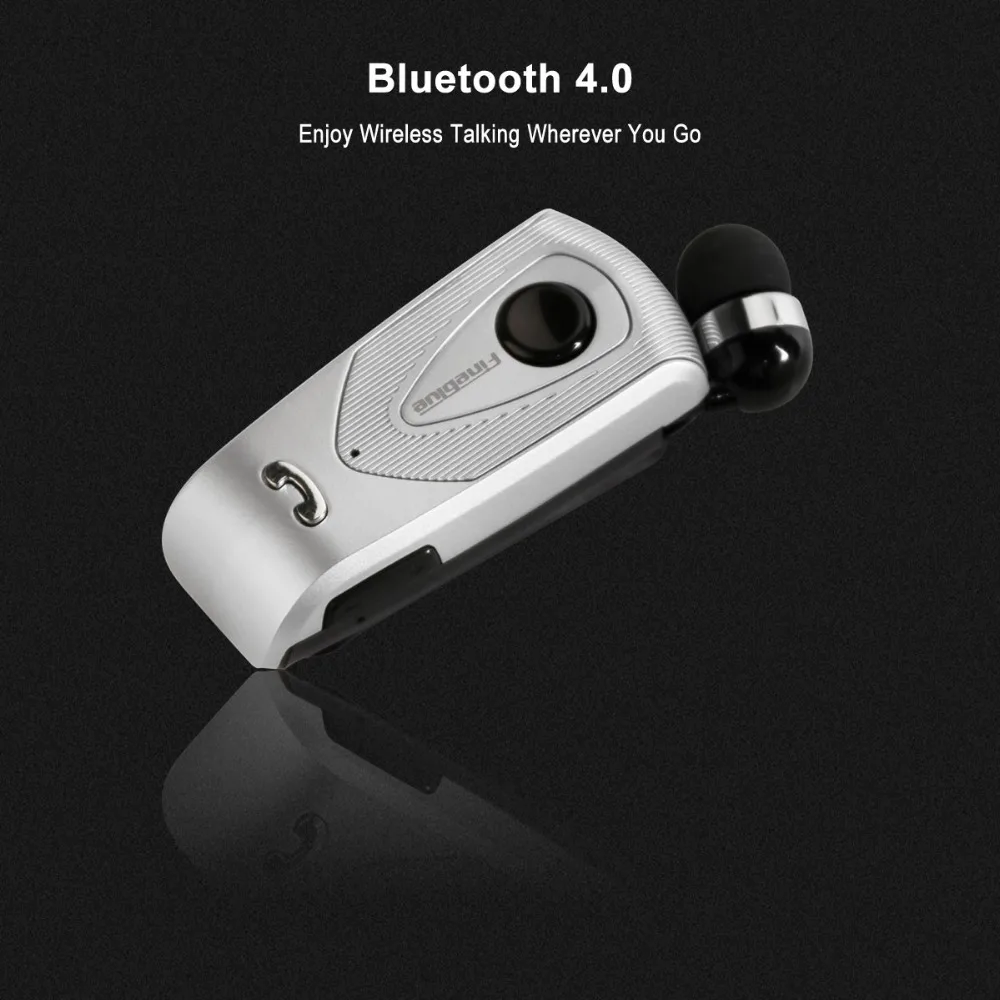 Fineblue F930 Беспроводной Bluetooth наушники телескопического типа Бизнес громкой связи четкость звука при звонке музыкальный плеер для телефона Портативный стерео микрофон UM