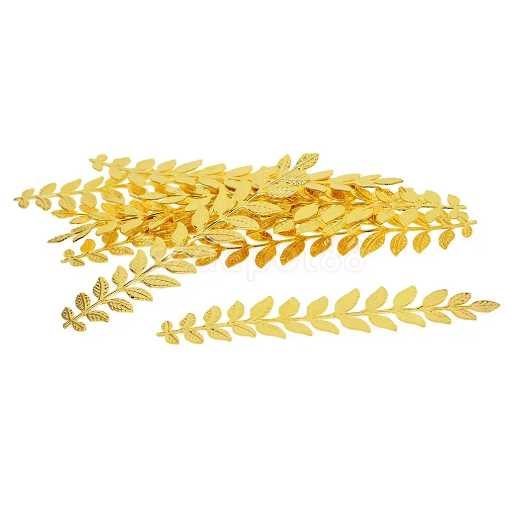 10 Pieces Metal Long Leaves Charms Pendants Findings for DIY Necklace Bracelet Earrings Wedding Hair Jewelry 120mm