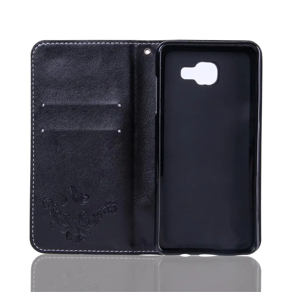 Роскошный чехол-кошелек из искусственной кожи чехол для samsung Galaxy A8 чехлы с подставкой и кармашком держатель для карт чехол для телефона с откидной крышкой для samsung A8 сумка