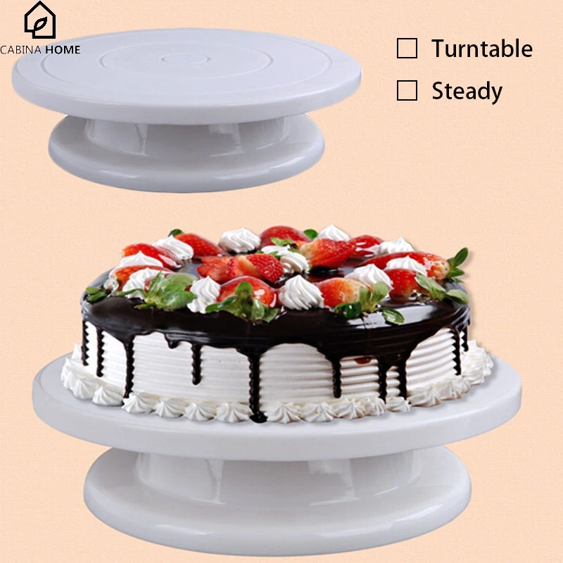 Подставка для торта пластиковая пластина для торта вращающаяся декоративная подставка платформа поворотный стол круглый вращающийся торт