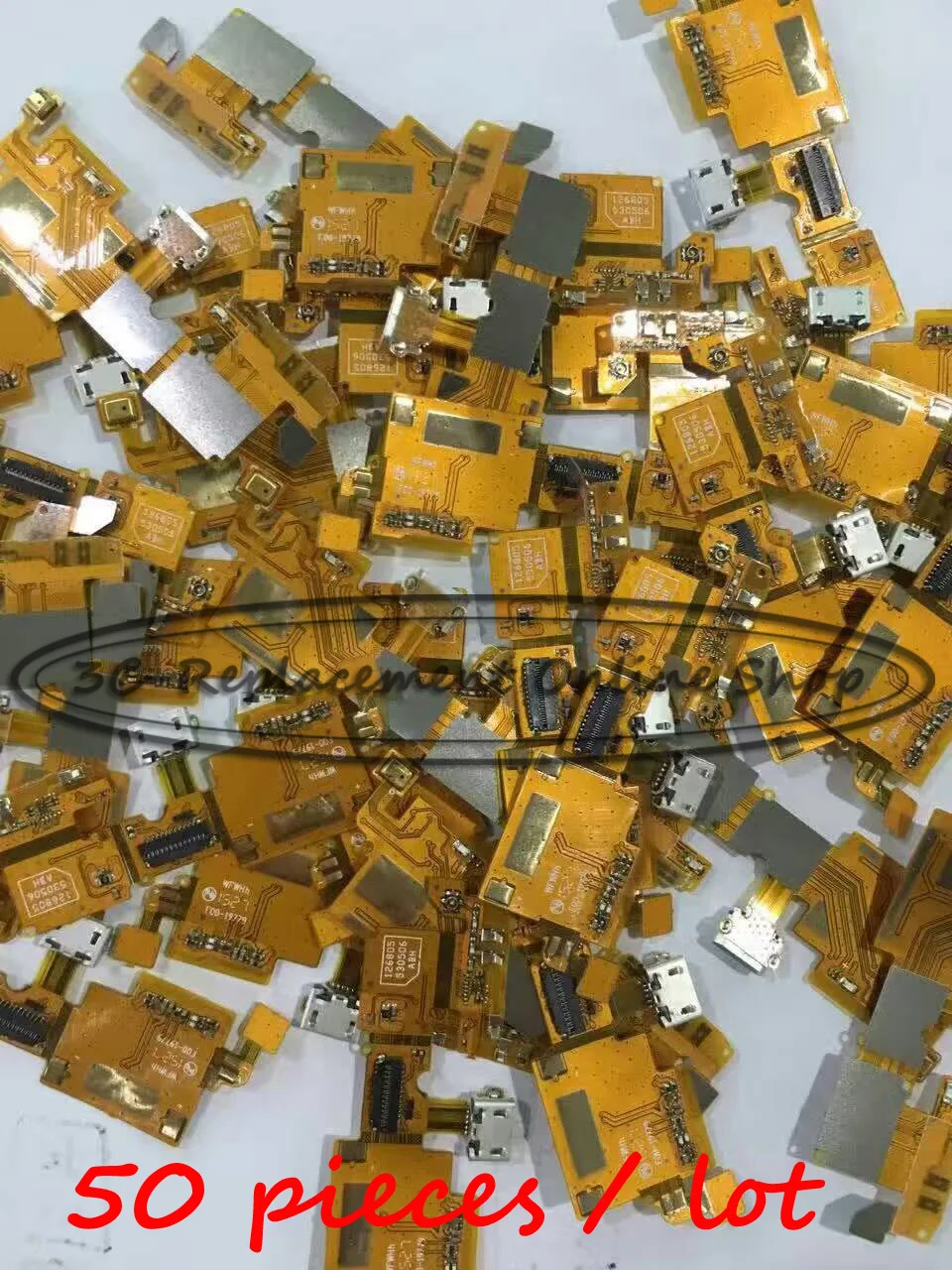 50PCS Replacement Mobile Phone Flex Cable ZTE Blade X7 D6 V6 Z7 USB