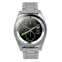1,2 ”ips mode smart watch stahl mtk2502 smartwatch bluetooth android ios herzfrequenz pulsometer armbanduhr pk kw88 k88h