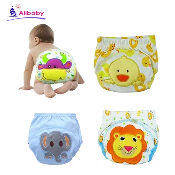 

Newborn baby Cotton Training Pants Panties Baby Diapers Reusable Cloth Diaper Nappies Washable Infants Children Underwear Nappy