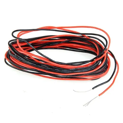 

WSFS Hot 2x 3M 26 Gauge AWG Silicone Rubber Wire Cable Red Black Flexible