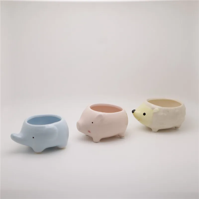 Buy Kawaii Little Animals Ceramic Flowerpot Pig