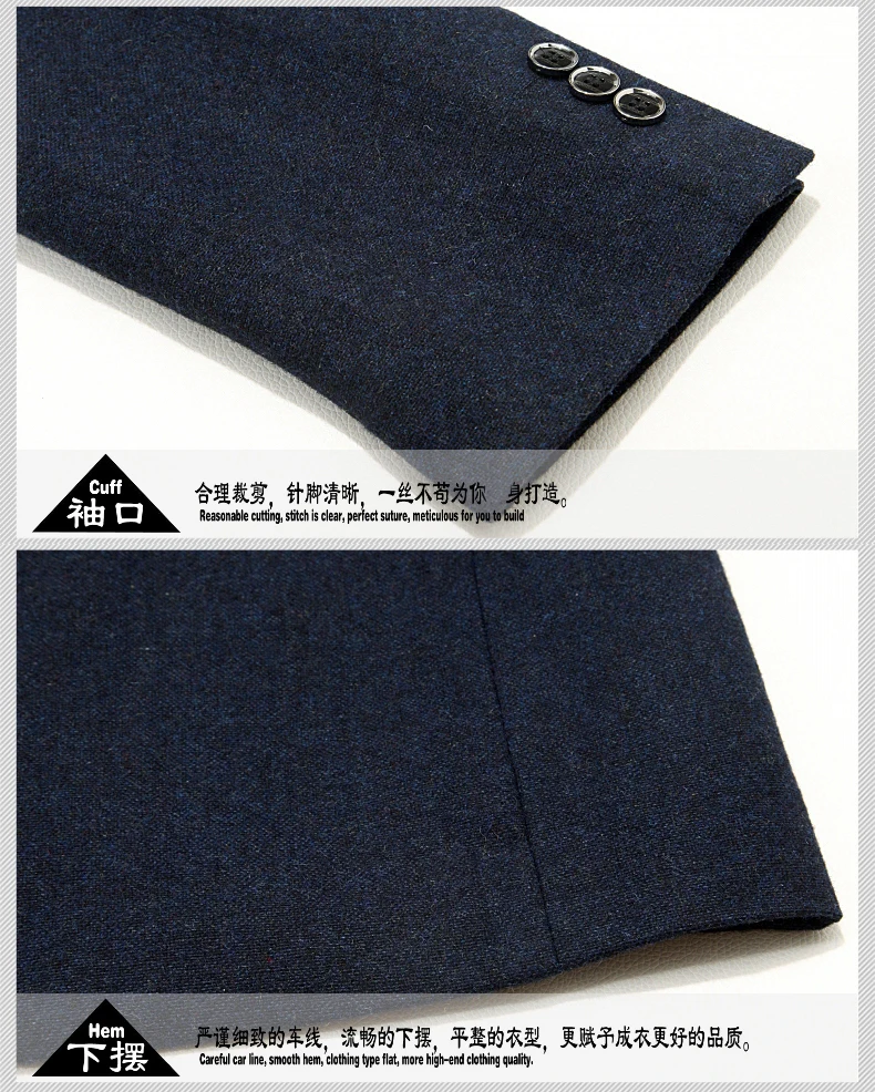 WAEOLSA Men Woollen Blends Blazers Camel Woll Suit Blazer Man Navy Blue Gray Blazer Male Business Outfits Blazer Hombre (16)