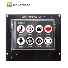 3d печать сенсорный экран RepRap контроллер панели МКС TFT28 V1.2 дисплей цветной TFT поддержка/WI-FI/ПРИЛОЖЕНИЕ/отключения экономия на местных языках