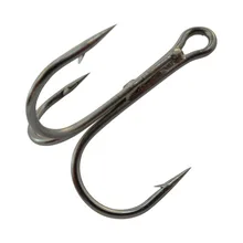 Bulk 5000 pcs/ Model 35656 (2/0#,12#,10#,1#,8#,3/0#,2# )Super Fishing Hooks 35656 Barbed Hook Round Bent Treble Free Fisher