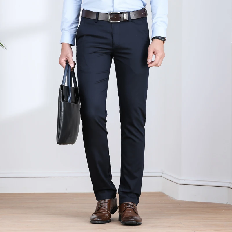 

LAOYECHE Brand Spring And Autumn Classic Casual Pants Men Fashion Slim Fit Male Trousers Zipper High Quality
