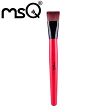 MSQ Brand Single Red Wood Handle Foundation Makeup Brush Cosmetic Make up Pen Tool Free Shopping
