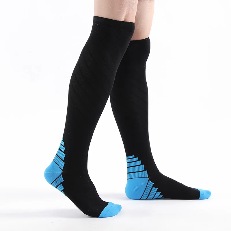 Elite 3D Multi-Sport Socks with Anti-Stress-Blister Moisture Wicking Fiber for Men & Women Lite-Compression 1/2 Pairs 